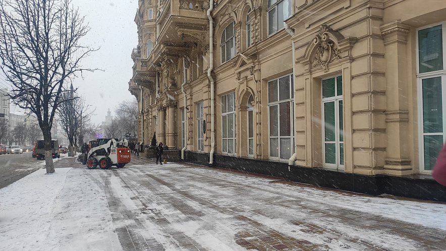 Фото: Ростов во время метели, кадр 1rnd Фото: Ростов во время метели, кадр 1rnd