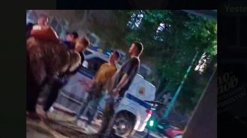 Фото: скриншот видео потасовки Фото: скриншот видео потасовки