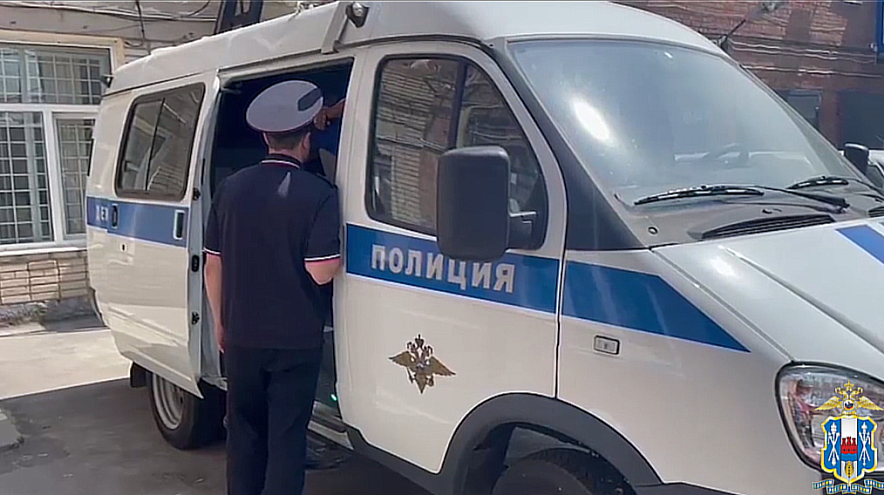 Фото: кадр пресс-службы ГУ МВД по РО Фото: кадр пресс-службы ГУ МВД по РО