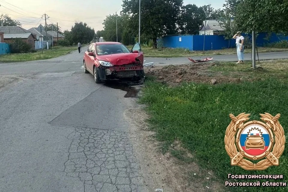 «ГАЗ-3105» не уступил дорогу и столкнулся с Ford Focus. Фото: управление Госавтоинспекции России по Ростовской области