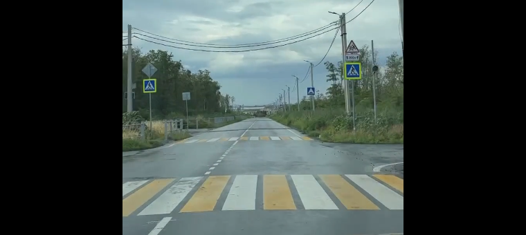 Фото: "самая безопасная дорога" // скриншот видео из социальных сетей Фото: "самая безопасная дорога" // скриншот видео из социальных сетей